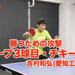 吉村和弘 3球目戦術