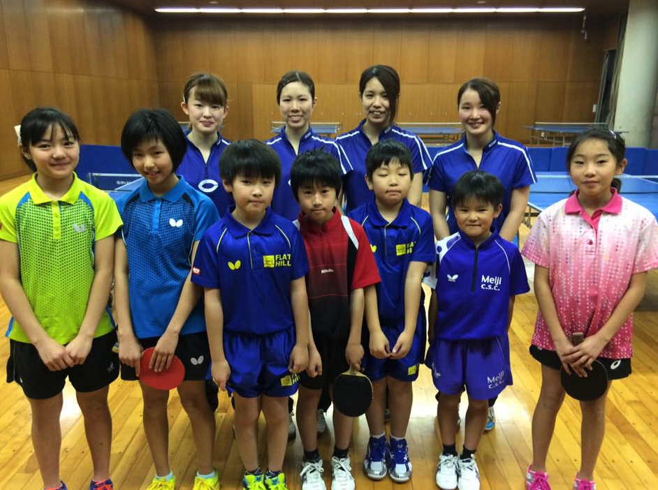 卓球講習会で目立つ選手は上手くなる