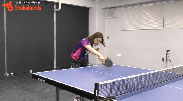 【石垣優香】横回転ツッツキからのフォア。攻撃したボールも曲がる!_表紙