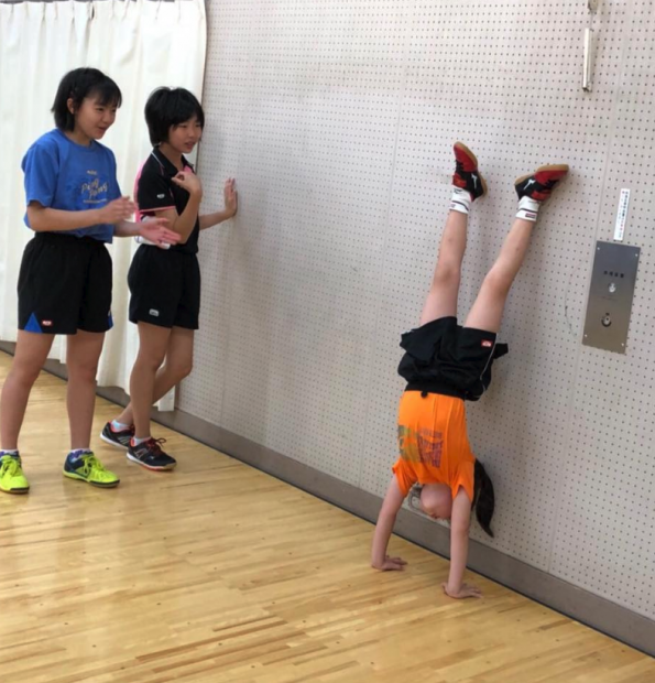 卓球で教わったことをやってみる、そして自分なりにどうしたらいいか考える