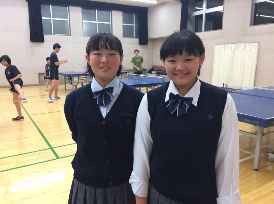 卓球好き高校生の新しいスタイル