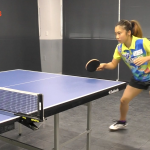 【森薗美月】ドライブ。パワーなくても速いボール打てる