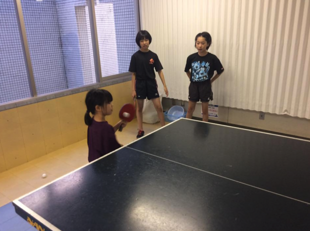 ジュニア卓球練習暑かった…いや熱かった