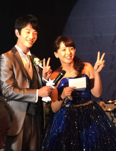 最初の卓球ジュニア会員の中間くん結婚披露宴
