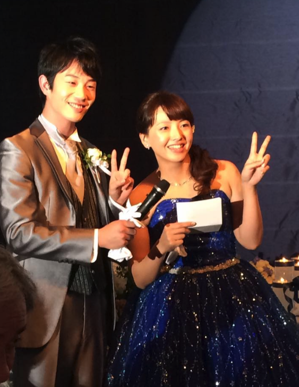 最初の卓球ジュニア会員の中間くん結婚披露宴