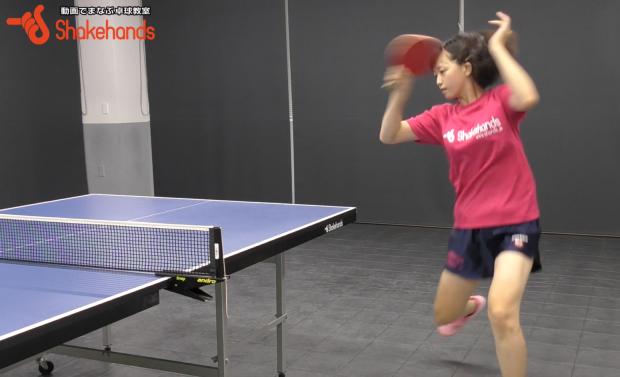 回り込みフォアドライブ。面の作り方、ストレートへの打ち方by林幸菜_表紙