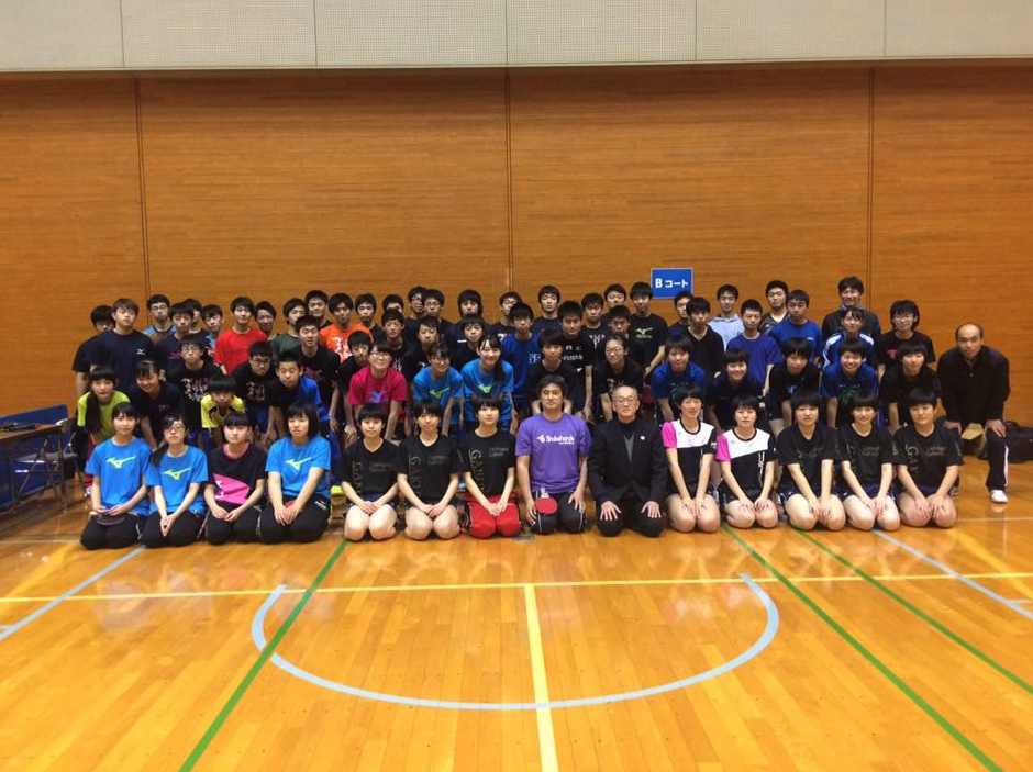 卓球部活の先生方が熱心