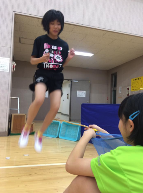 身体のバネを鍛えています