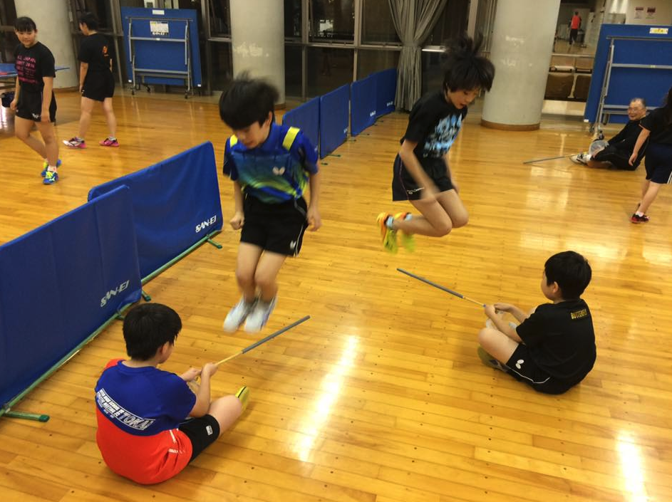 卓球の技術習得と違い、身体能力を高めるには時間が必要