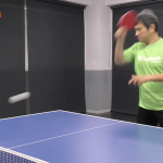 正しいフォアドライブ。膝の屈伸は必要なし! by平岡義博