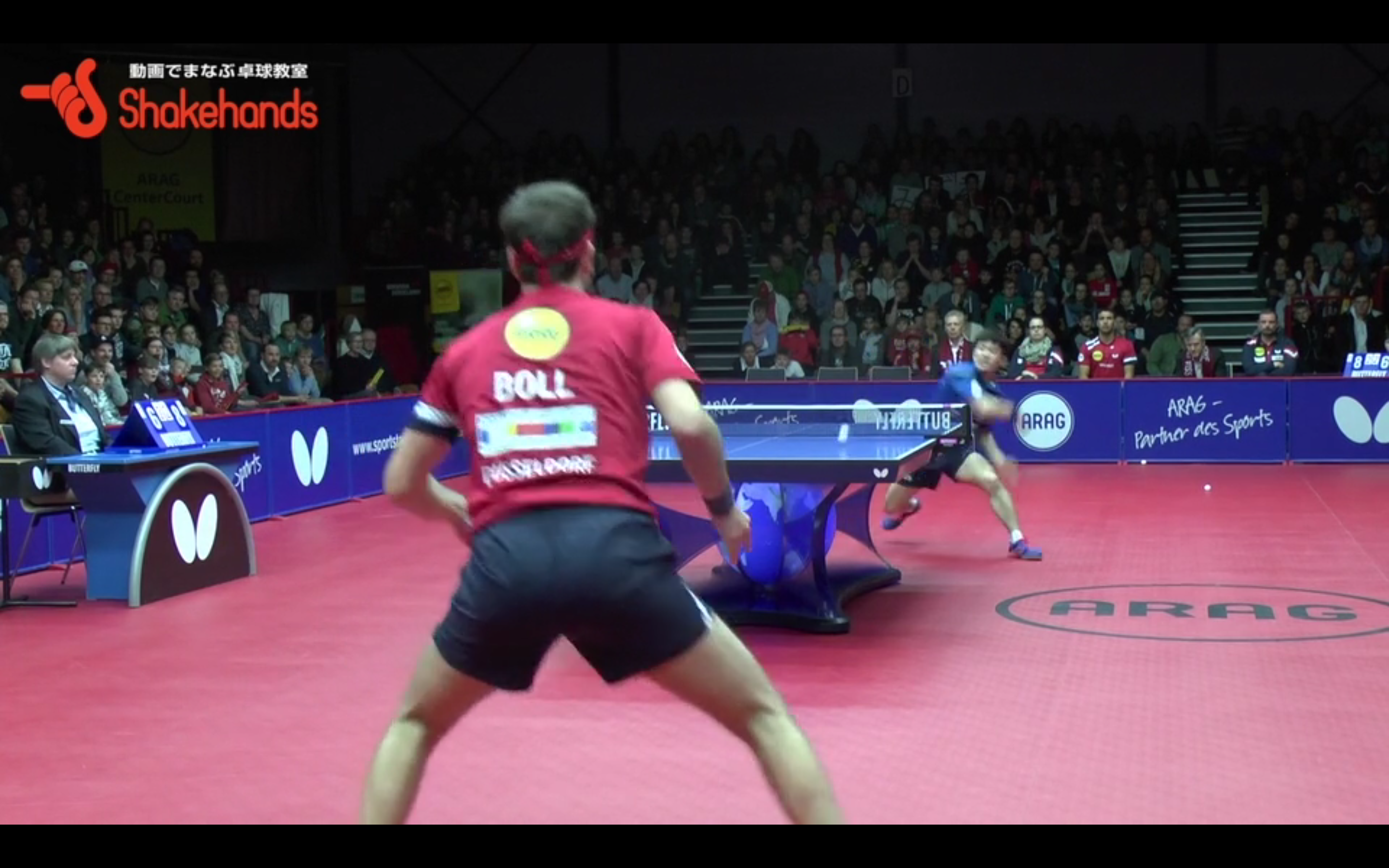【ブンデスリーグ最終節(前編)】及川選手が皇帝ティモ・ボル選手に勝利!( vs デュッセルドルフ)