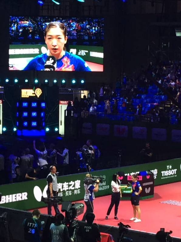 世界卓球、劉詩雯の優勝を待ち焦がれていた