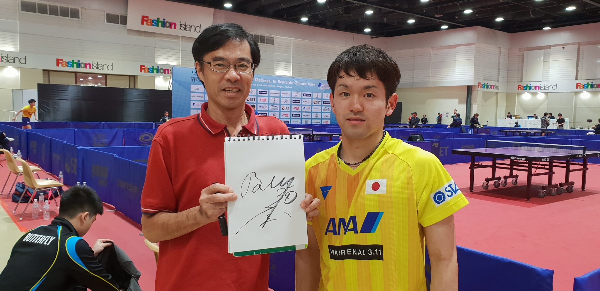 【ITTF ワールドツアー タイオープン】及川選手、キリアン選手ともに明日のベスト8決定戦へ!