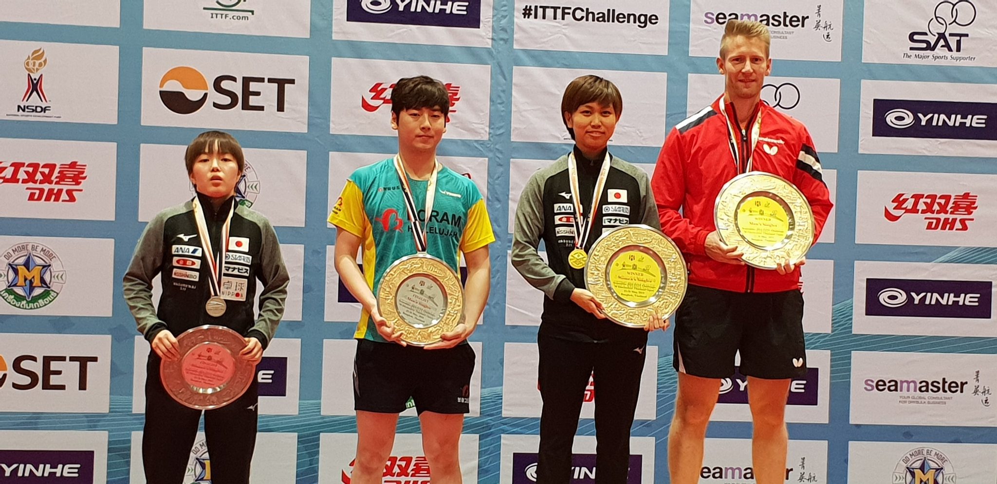【ITTF ワールドツアー タイオープン】フィルス選手(ドイツ)佐藤瞳選手がシングルスを制す