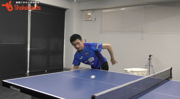 【上田仁】順回転に見せかけての逆回転サーブ!コツ一つで簡単_表紙