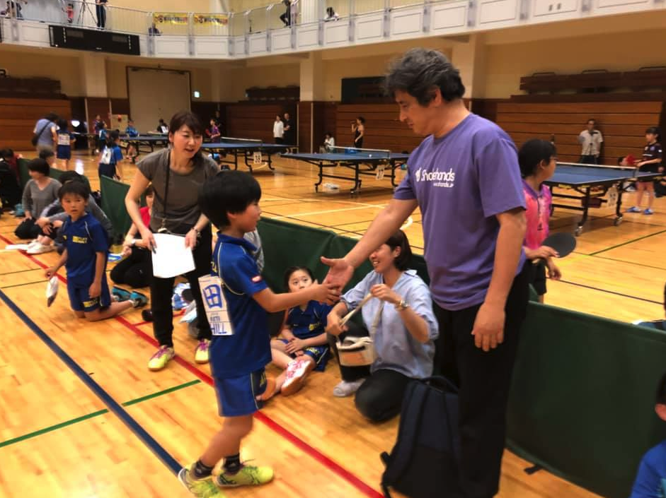 小3の丈瑠くんが卓球大会出場初勝利