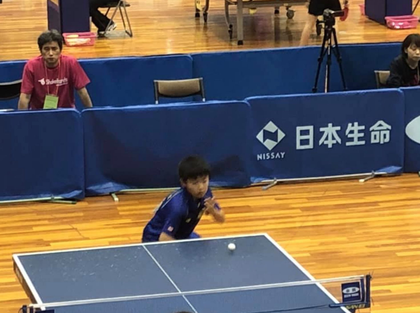 五年生で卓球決勝トーナメント進出は立派