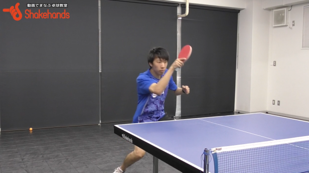 ラージボールでフォア強打。ラリーで得点! by池田亘通_表紙