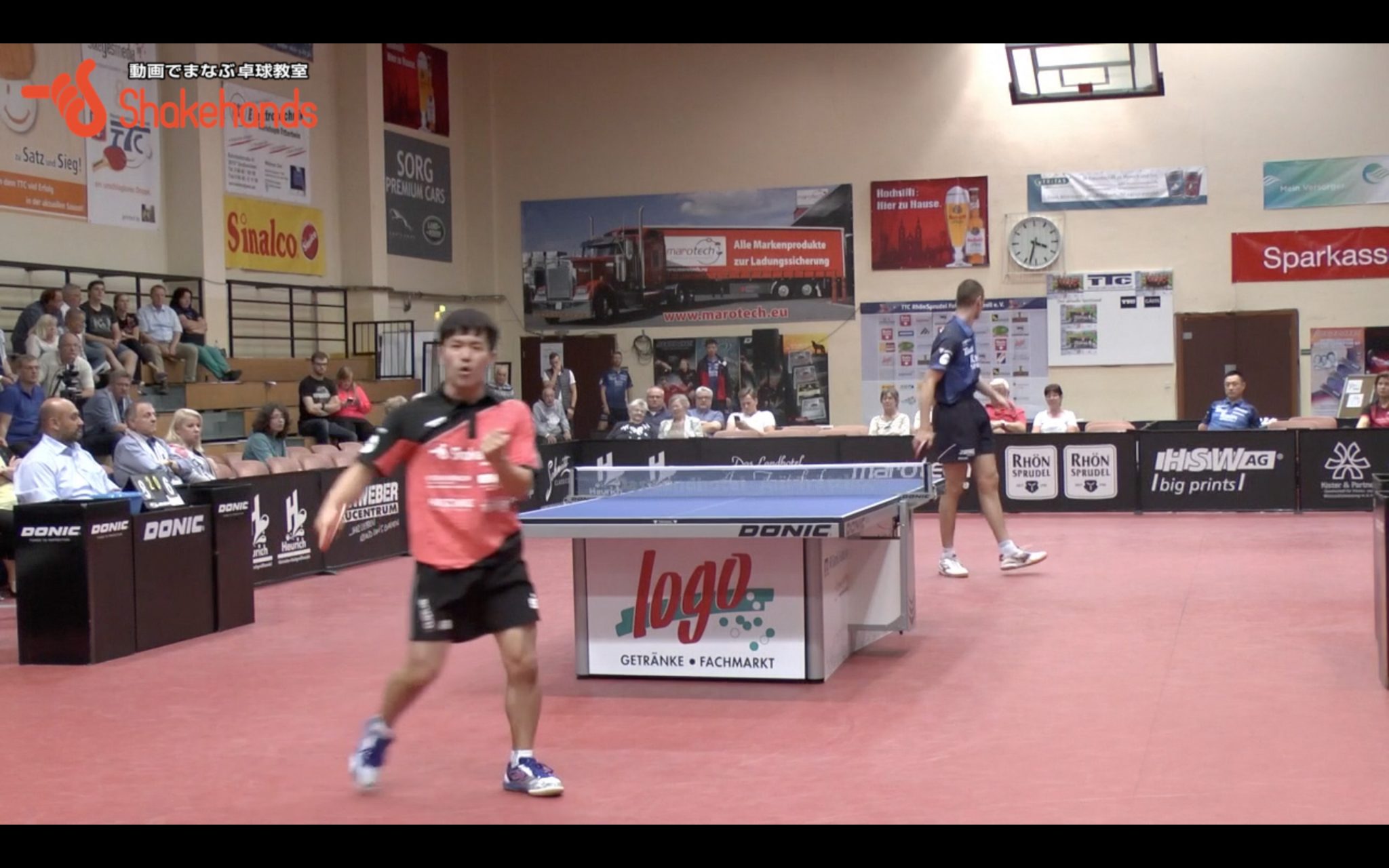 【 ドイツカップ・ベスト8決定戦 】及川選手が世界選手権16のプッツァー選手に勝利もあと1点が取れず敗退