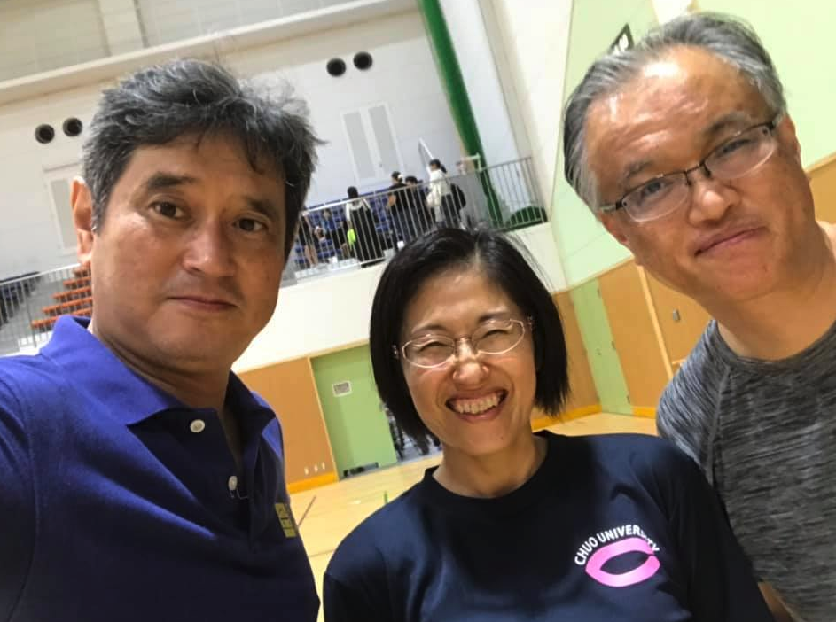 中央大学による講習と卓球大会と練習試合と盛り沢山