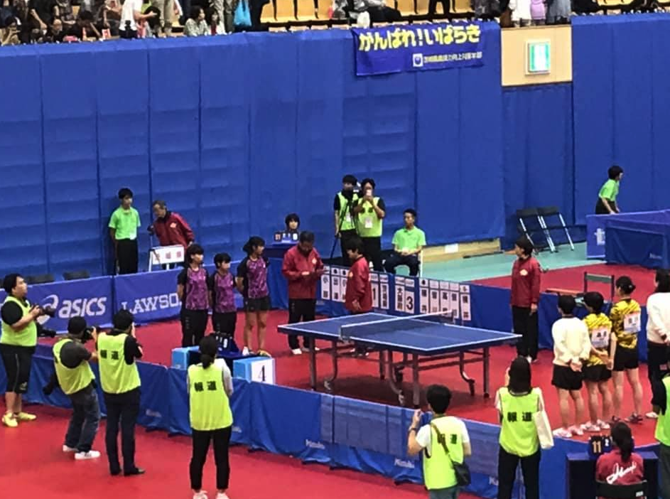 地元国体の期待と重圧の中で戦う卓球女子戦士
