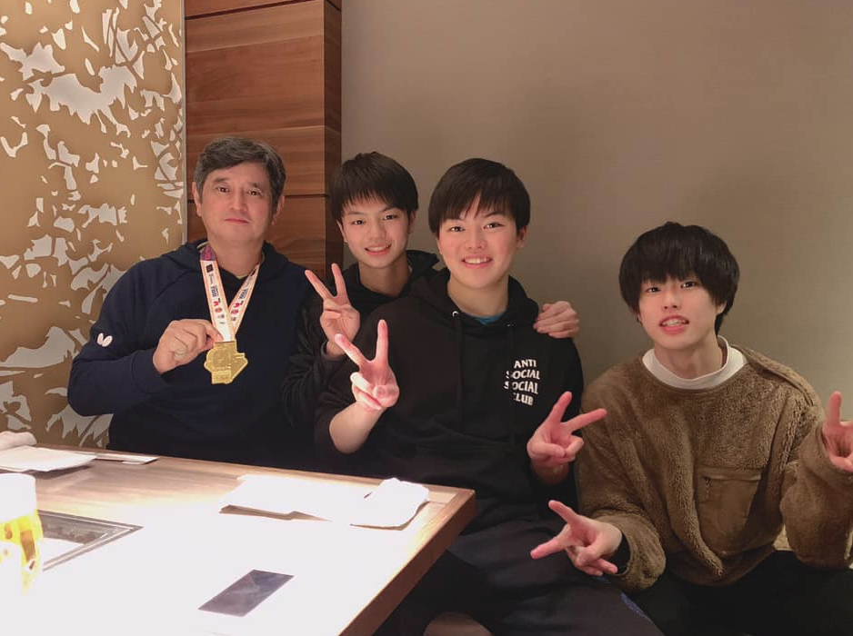 贅沢な焼肉屋さん、世界大会ジュニア・ミックスダブルス 宇田幸矢優勝祝勝会