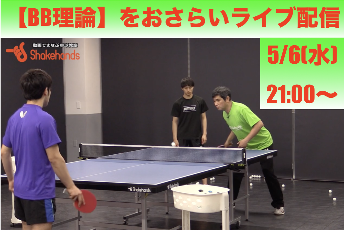 【ライブ配信】5/6(水)21時〜平岡理論おさらいシリーズ『BB理論』